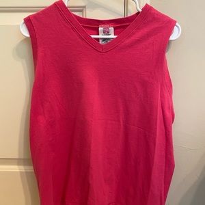 Hanes HerWay Hot Pink Tank Top